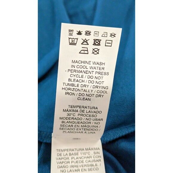 Puma Womens Size 2X Digi Blue Relaxed Fit Long Sleeve Modern Sports Hoodie - Picture 12 of 13